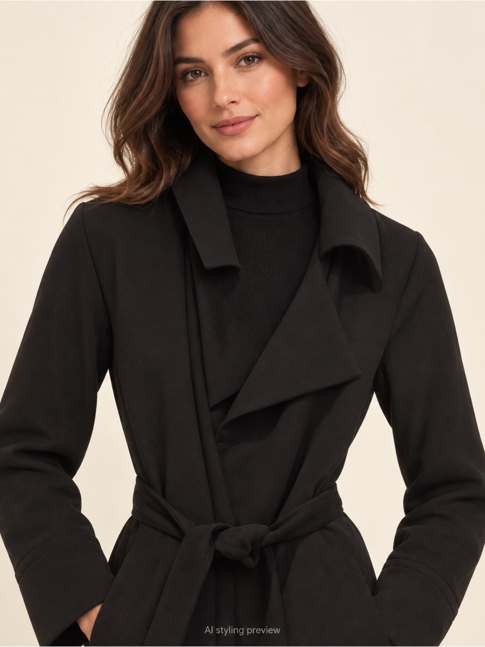 Bagatelle Collections Plush Faux Fur Coat - Charcoal Gray